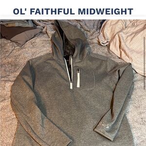 Give’r Large mid weight. Never worn.